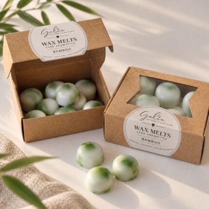 wax melts aromaticos bamboo Galia Artesania